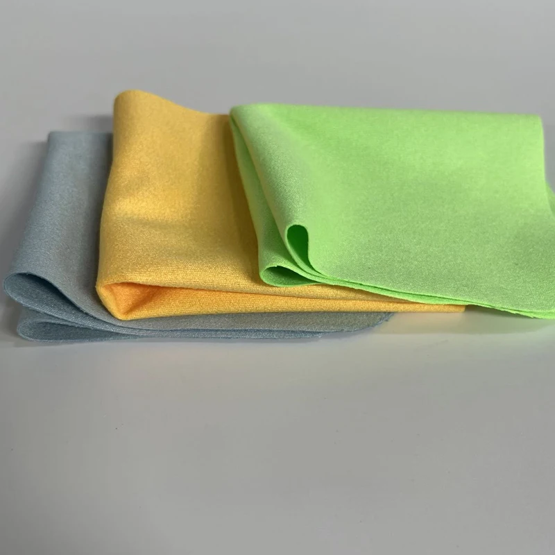 1pc lente da câmera chamois óculos cleaner 14.5*17.5cm superfine fibra óculos pano de limpeza para lente tela do telefone limpeza toalhetes