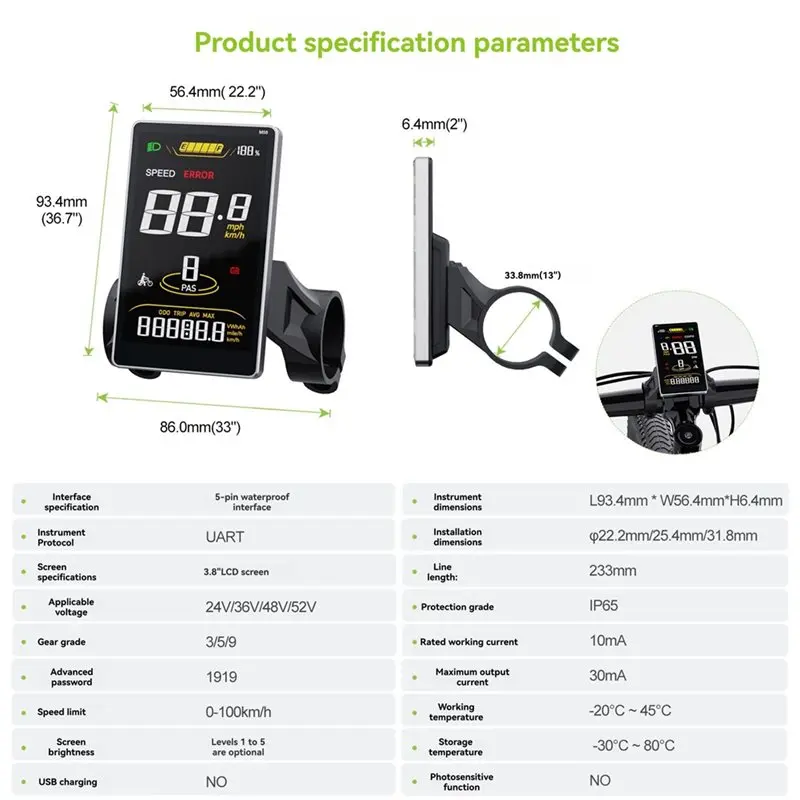 Ecran-lcd-de-qualite-superieure-pour-velo-electrique-modele-m58-compatible-avec-l’ecran-bluetooth-tsdz2b-z16-accessoires-pour-velo-electrique