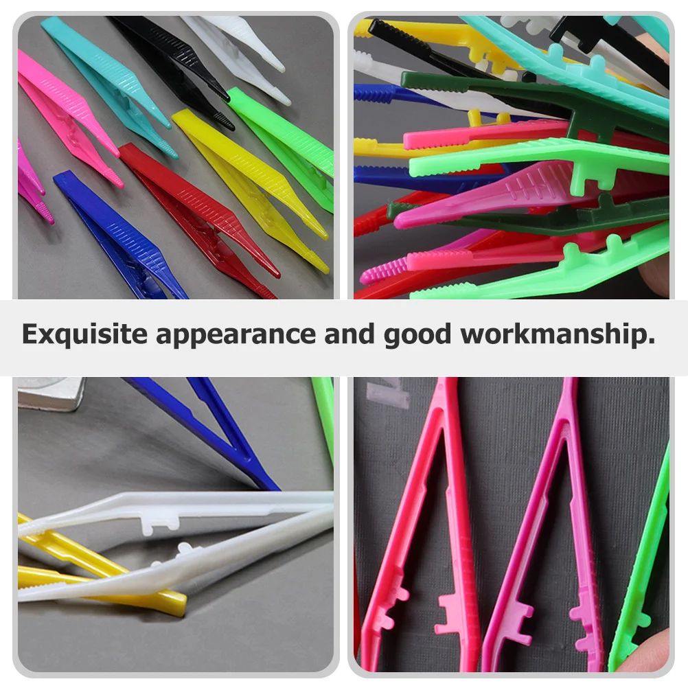 แหนบถอนขนคิ้วพลาสติกแบบใช้แล้วทิ้ง 30 ชิ้น ชุดอุปกรณ์ถอนขนคิ้ว เครื่องมือแต่งหน้า อุปกรณ์แต่งหน้า แหนบแต่งหน้า