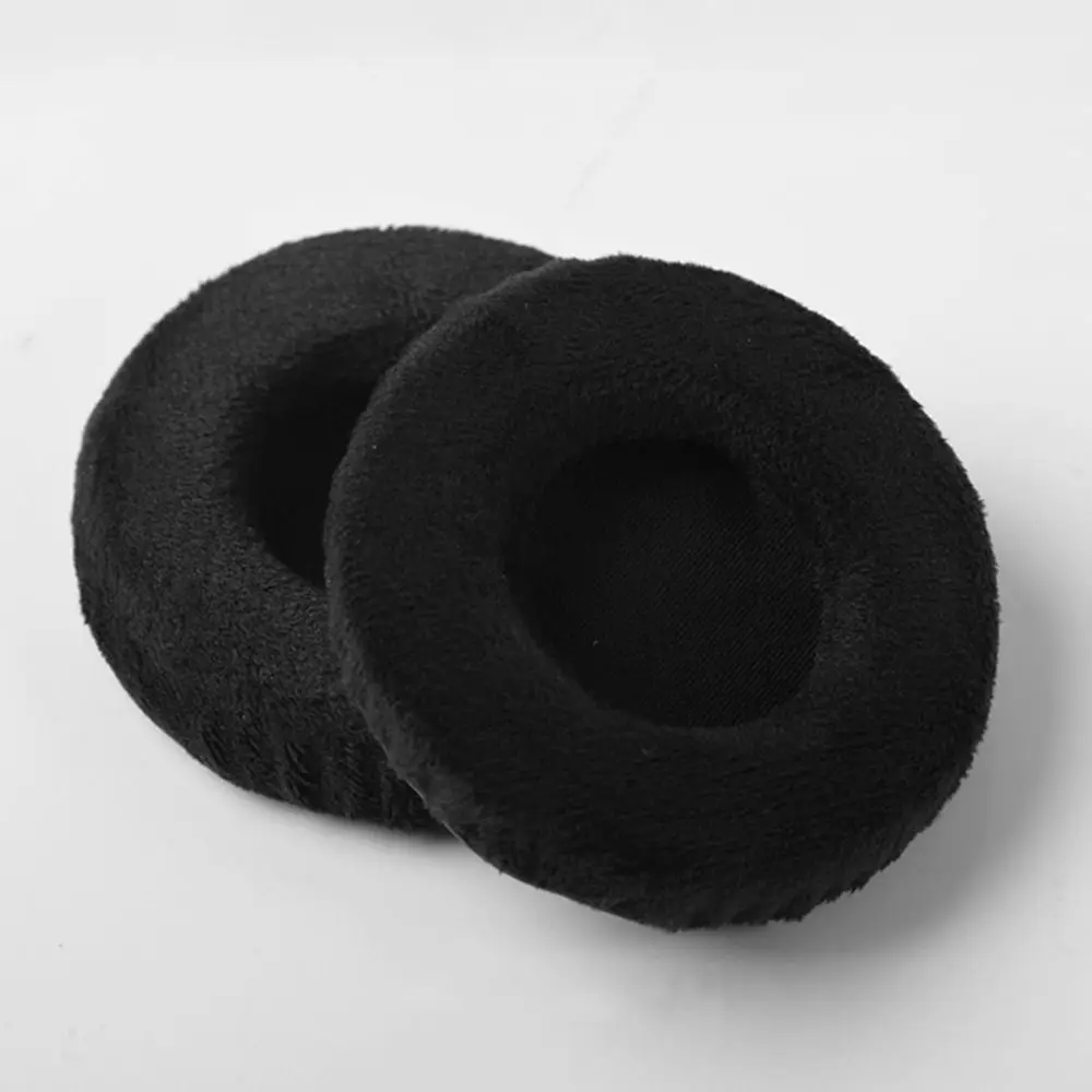 新しいベルベットヘッドフォンアクセサリーヘッドセットクッションイヤーパッドクッションカバーフランネルイヤホンケース交換用イヤーパッド