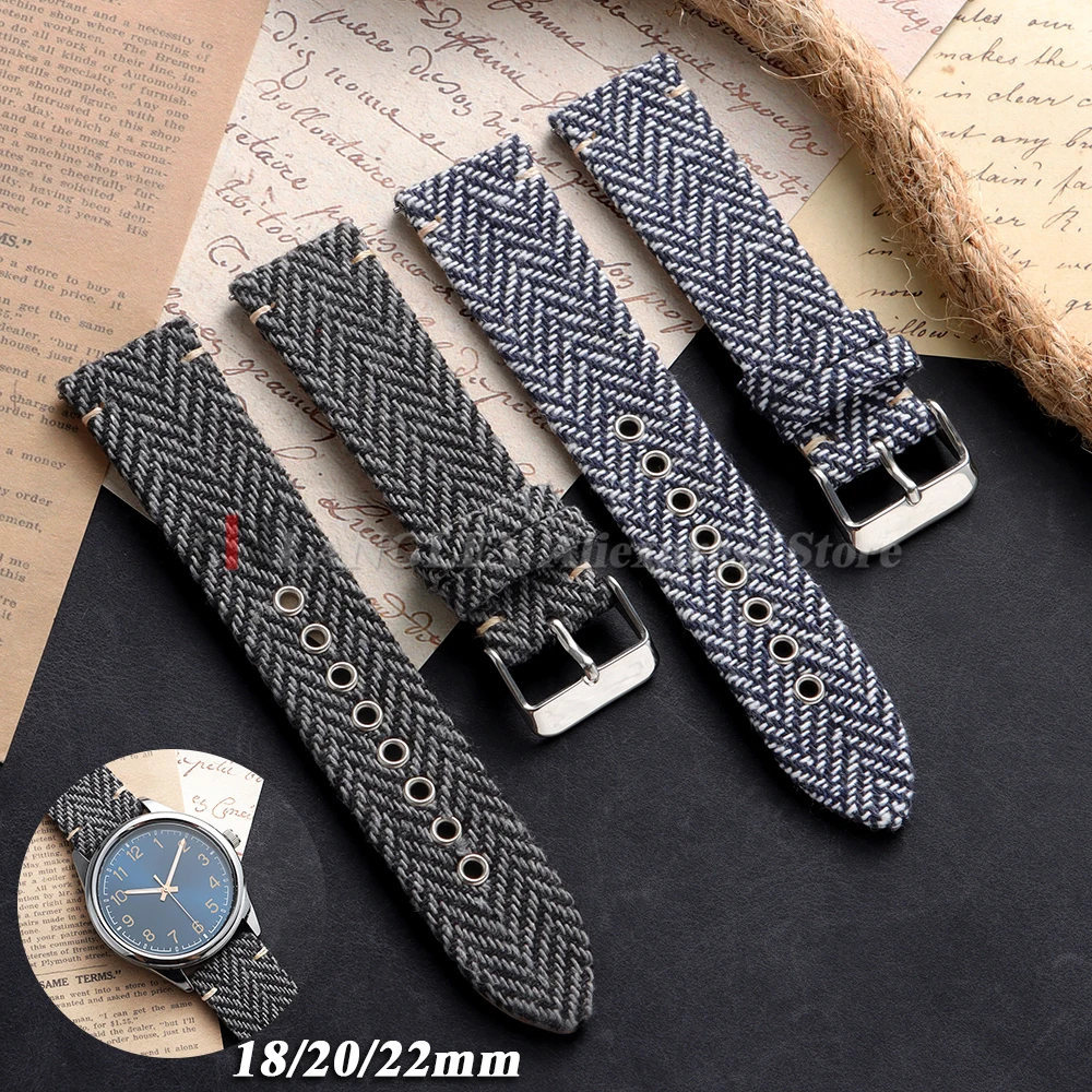 Leather Nylon Watch…