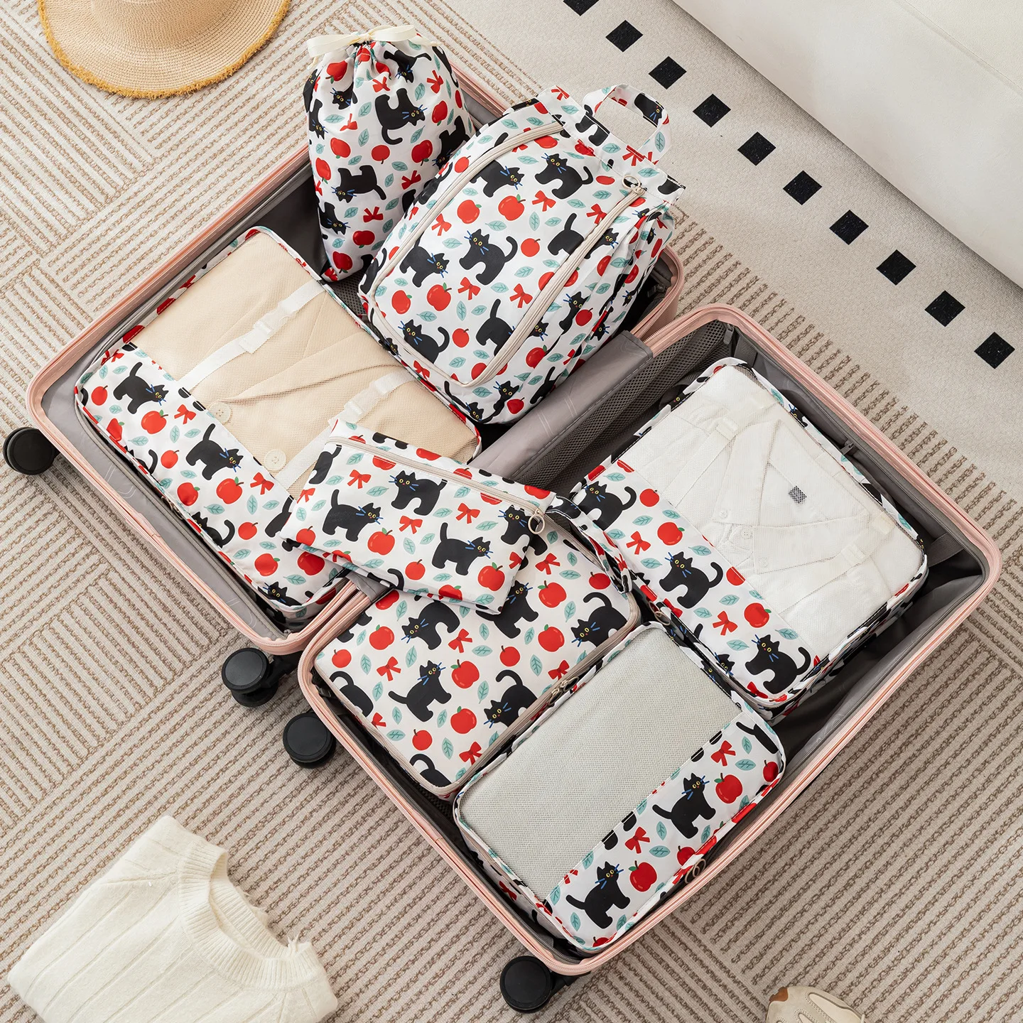 Набор из 7 дорожных органайзер – обзор и цена Travel Accessories Packing Cubes