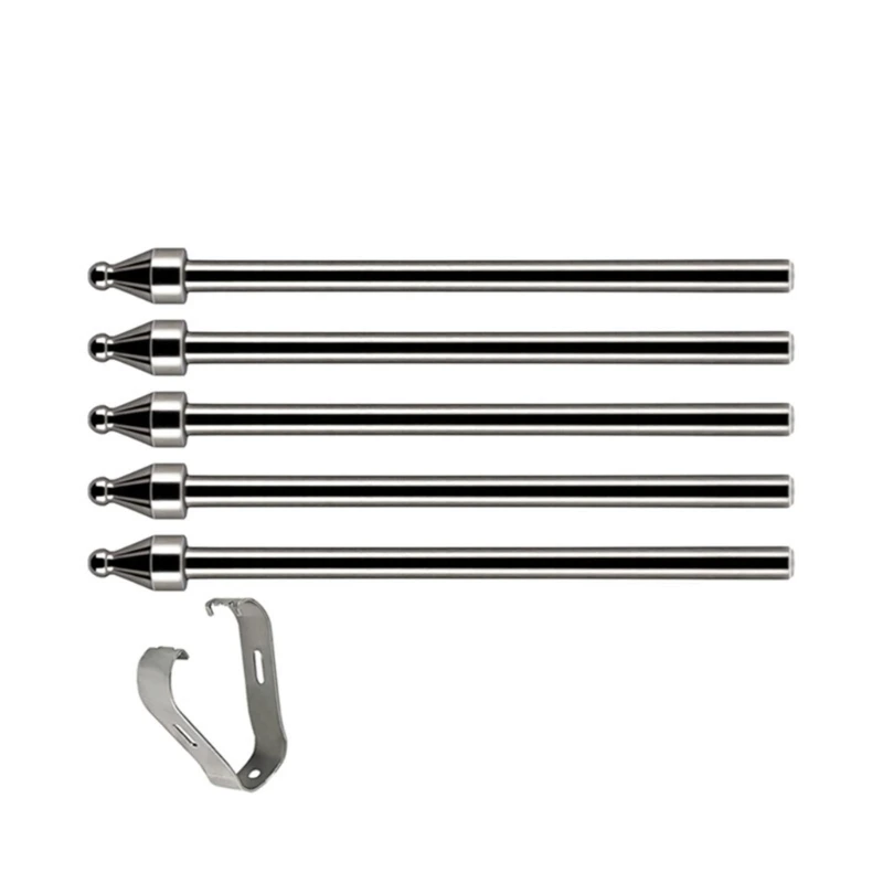 Puntas lápiz metal sólido compatibles con lápiz óptico Tab S 7/8/9 que ofrecen sensación realista y control punta fina