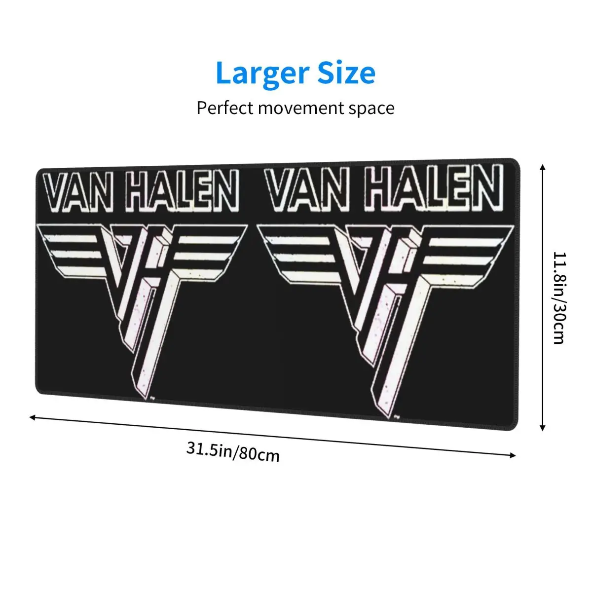Large Mouse Pad Van Halen 5150 Logo Gamer PC Laptop Mats Keyboard Carpet Computer Gaming Office Accessories Desk Mat