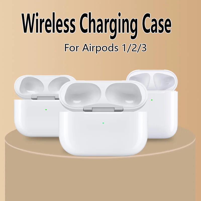 

Replacement Wireless Charging Box 680mAh Battery For Airpods Pro 1/2/3 High Quality Charger Case Bluetooth Earphone Charger Case