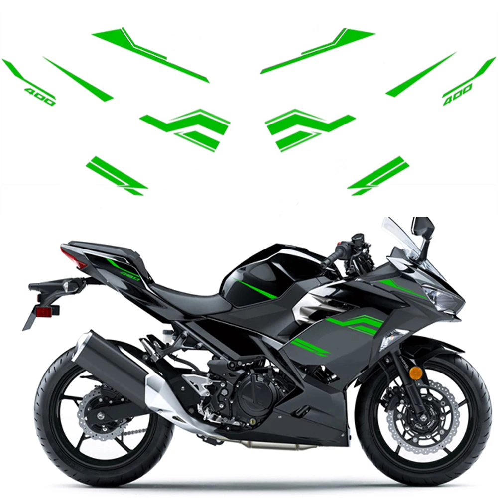 

For KAWASAKI NINJA400 ninja 400 2018-2022 2018 2019 2021 2022 Ninja Motorcycle Accessories Fairing Sticker Whole Car Sticker Kit