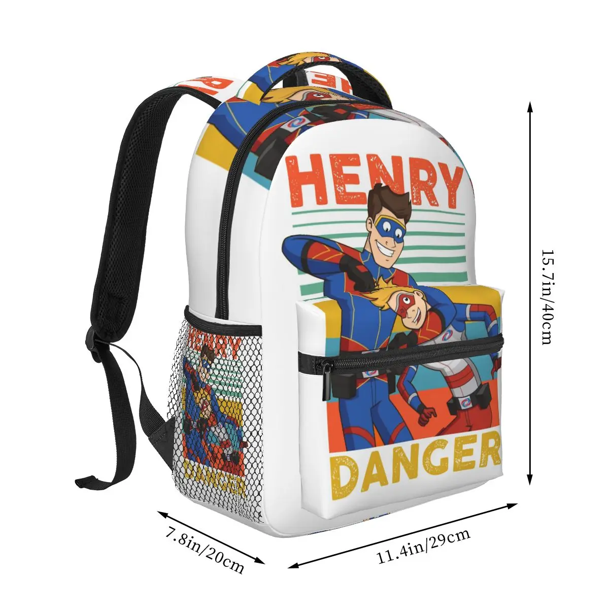 Henry Danger You Always Got Backpacks Boys Girls Bookbag Students School Bags Cartoon Kids Rucksack Shoulder Bag Large Capacity