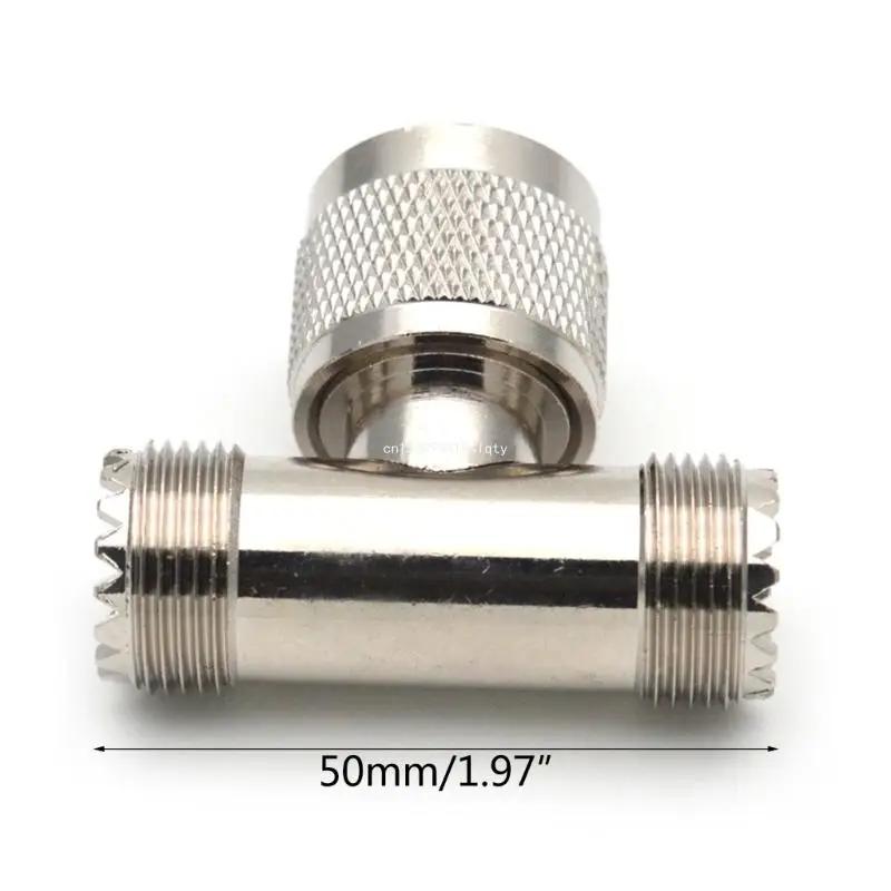 UHF PL259 SO239 Stecker auf 2 Buchse T-Typ 3-Wege-Splitter