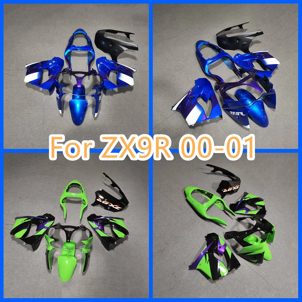 

Hot Sale Motorcycle Fairing Kit for 2000 2001 ZX9R KAWASAK 00 01 ZX 9R ZX-9R 100% Fit ZXMT Bodywork Cowling Parts