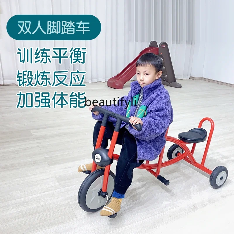 Kindergarten children outdoor sensory integration training sports pedal stroller bicycle