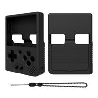 Suitable For Miyoo Mini Plus Open Source Retro Game Console Silicone Protective Cover Solid Color Storage Dust Case