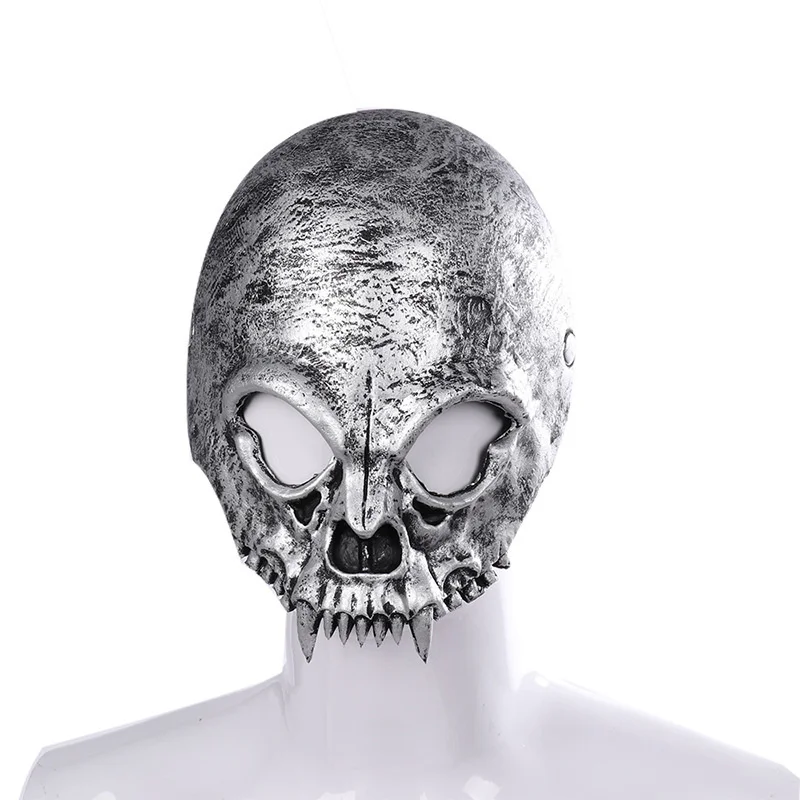 Máscara de calavera de hueso 3D para adultos, máscara de espuma de PU para Halloween, Cosplay del Día de los muertos, accesorios de mascarada, fiesta de carnaval, nuevo