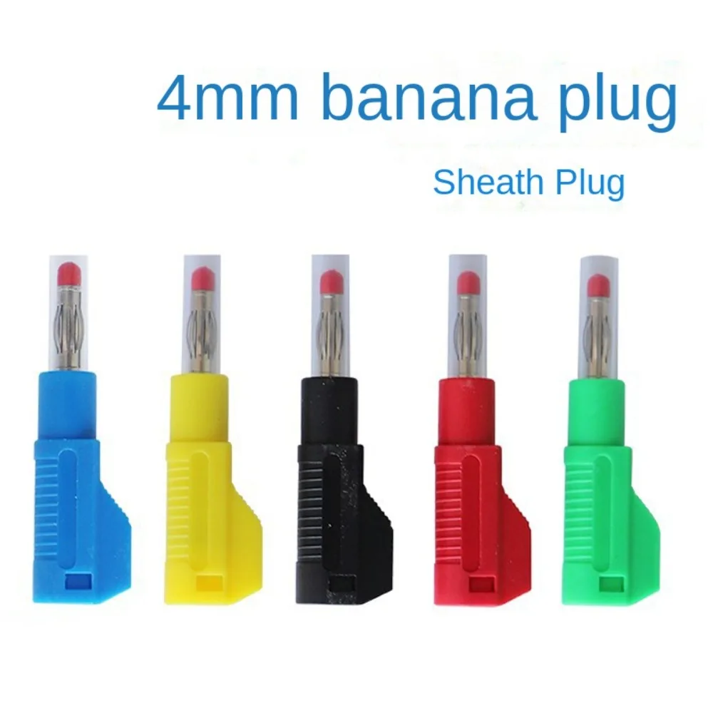 

with Transparent Sheath Banana Plug Continuable Insertion Retractable Banana Socket Stackable Safety Banana Jack for 4mm plug