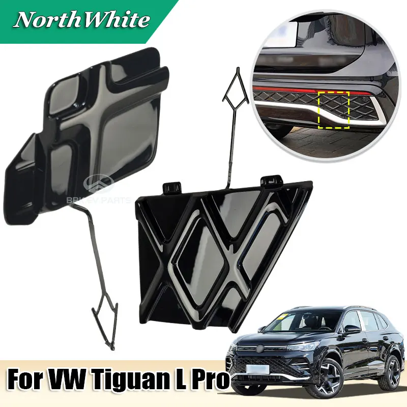 

Front Rear Bumper Tow Hook Cover For VW Tiguan L Pro 57G807441A041 57G807241B