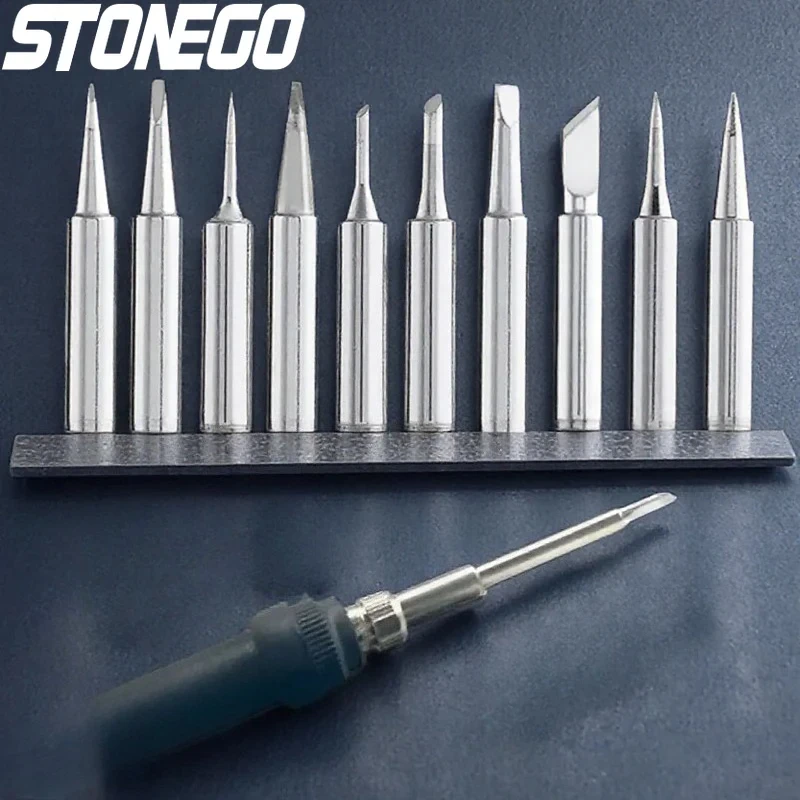 

DIY Electric Soldering Iron Replacement Tips Set 5PCS 10PCS Welding Tips Compatible with Standard Soldering Irons