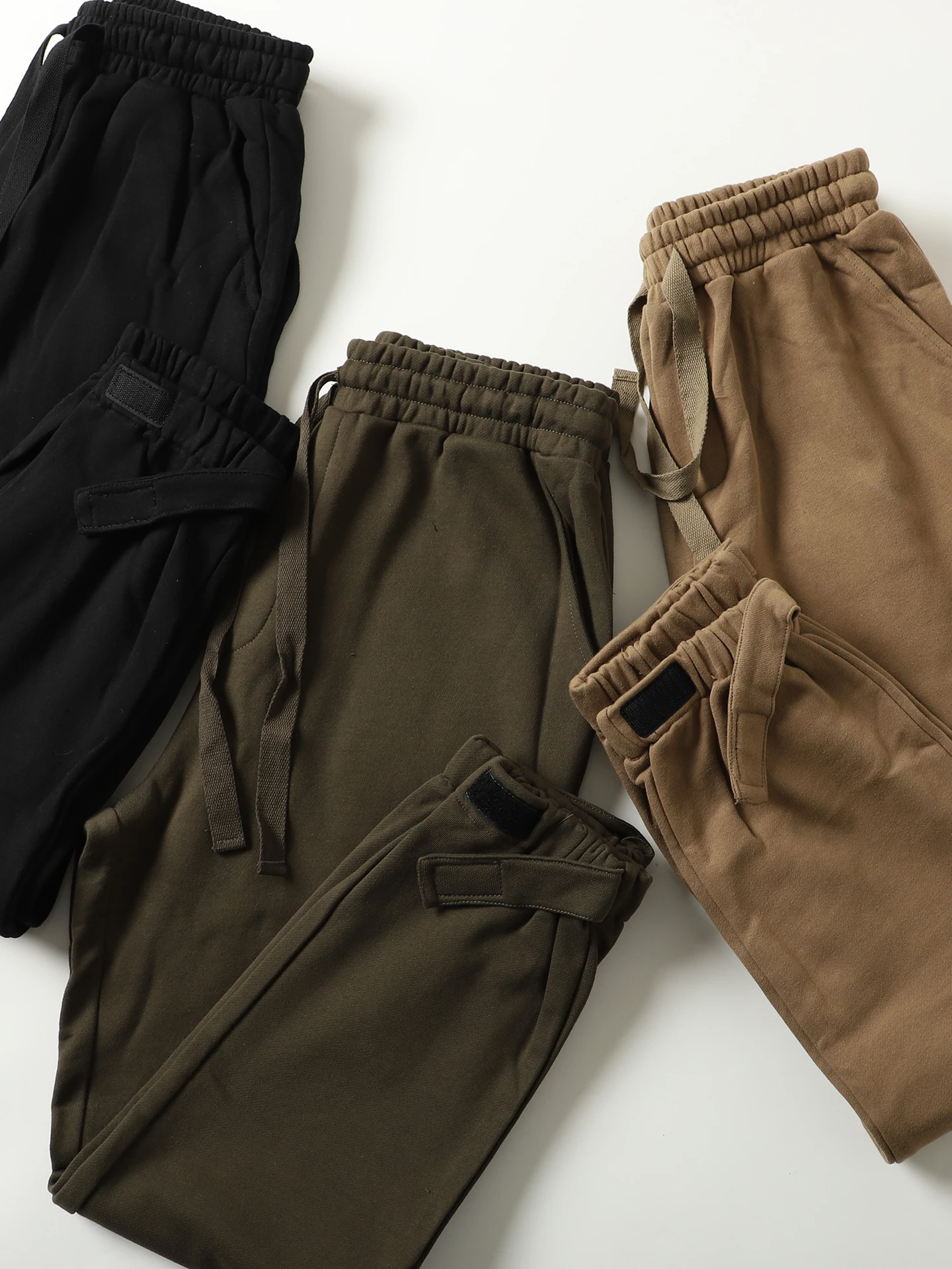 

Мужские спортивные брюки из чистого хлопка свободного кроя в стиле Харадзюку, модные прямые штаны