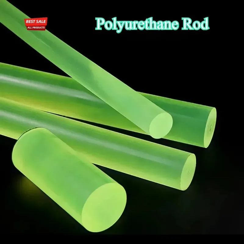 Solid Polyurethane Bar/Cow Tendon Elastic Rubber/ PU Rubber Round Bar/Self-Defense Rod Dia 2-85mm Length 300/500mm