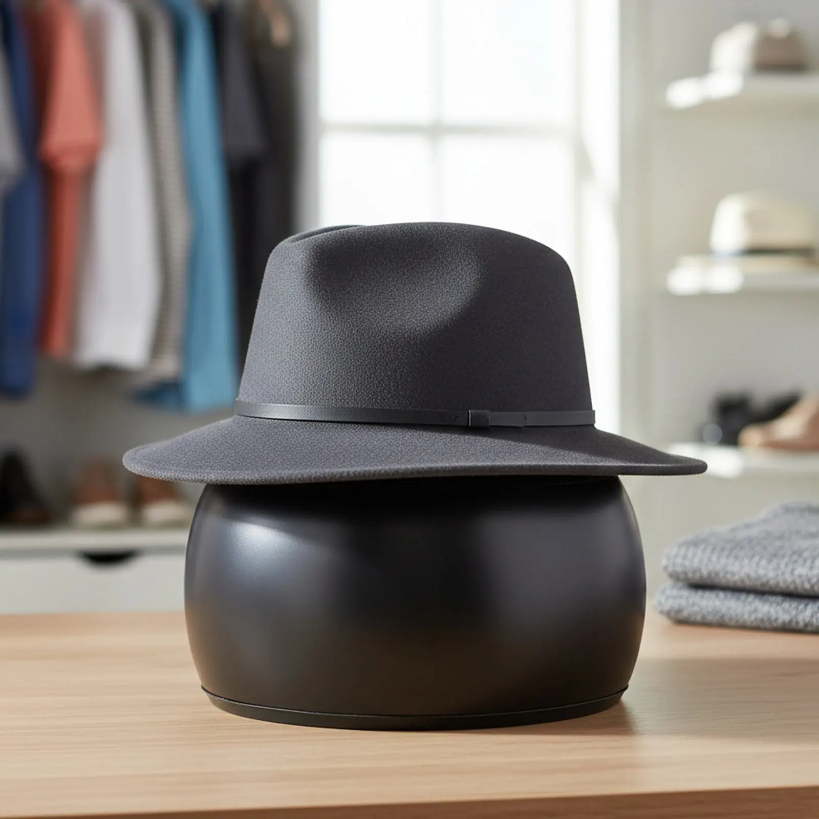 Inflatable Hat Support Stand Dome Cap Display Rack Shape Keeper for Store Home Office Travel