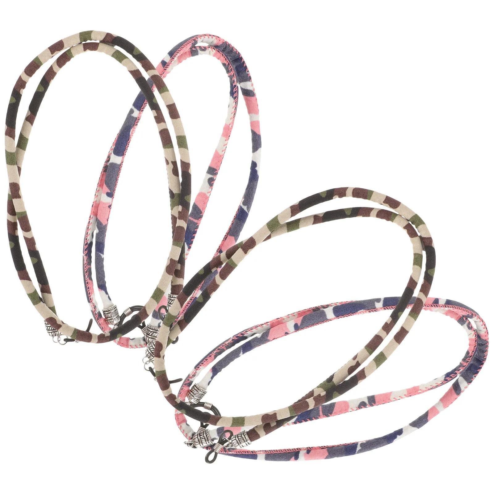 4Pcs Eyeglass Holders High-Grade Non-Deforming Glasses Straps Neck Cord for Men Women Kids Anti-Lost Glasses Retainer Sports
