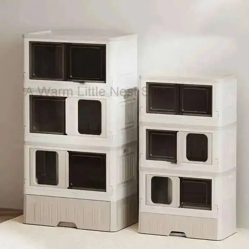 

Cages Toilet Multi-layer Cat Home Cat Villa Cat Litter Box Integrated Kitten Cat House Free Space Cat Cage House Cat Supplies