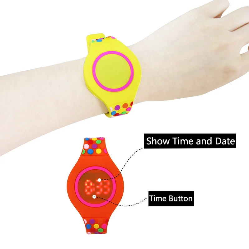 Waterproof LED electronic children's watch sports bracelet school student digital Clock kids watch montre enfant garcon