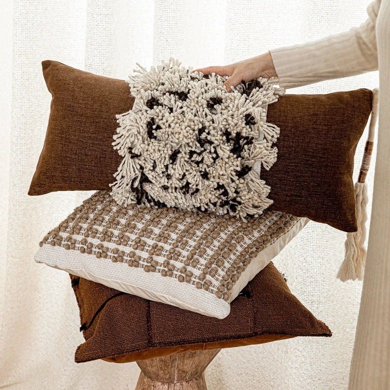 30X50/45X45/50X50CM Patchwork Throw Pillow Cover Luxury Homestay Stamping Waist Cushion Cover Decor Home Decorative Pillowcase
