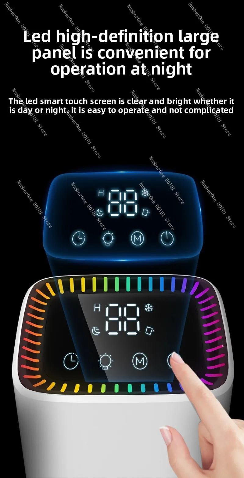 Dehumidifier for Home Use, Small Bedroom Dehumidifier, Indoor Moisture Absorber, Basement Dryer
