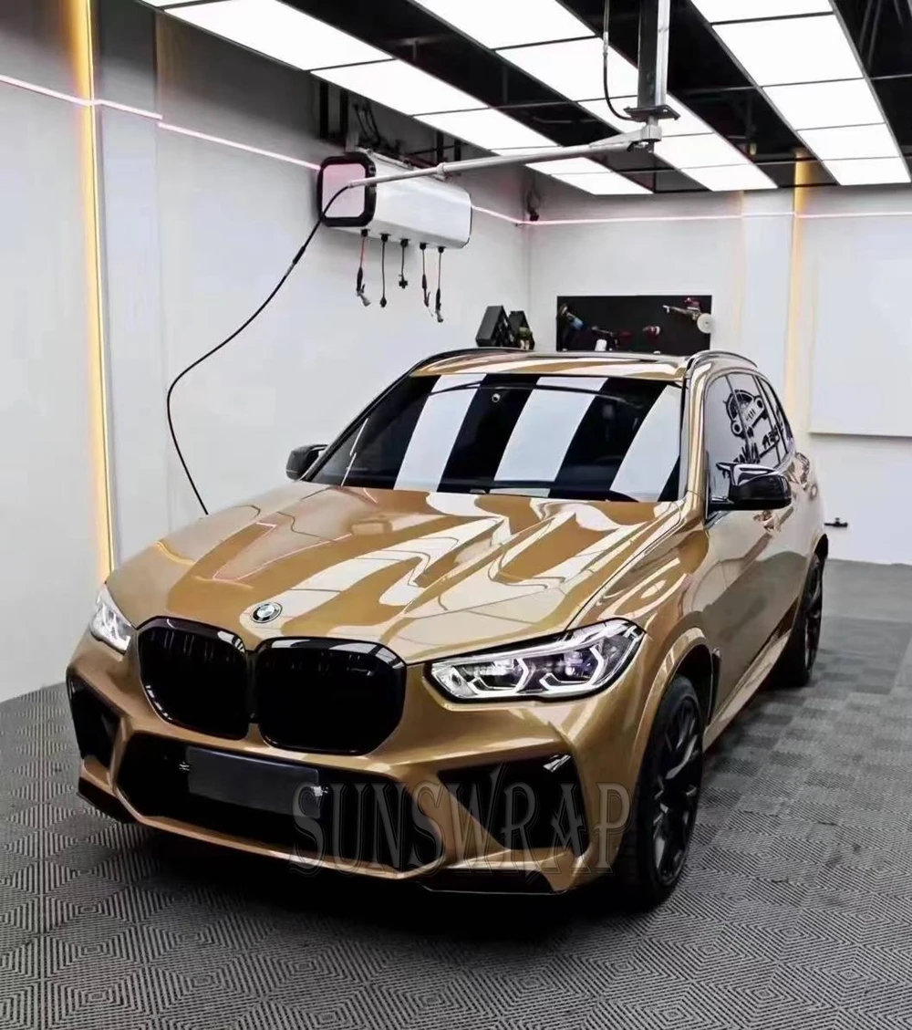 

Глянцевая ПЭТ карамельно-коричневая пленка для кузова автомобиля, виниловая пленка, наклейки, самоклеящаяся наклейка, мотоциклы, велосипед, авто, меняющая цвет кожи, пленки