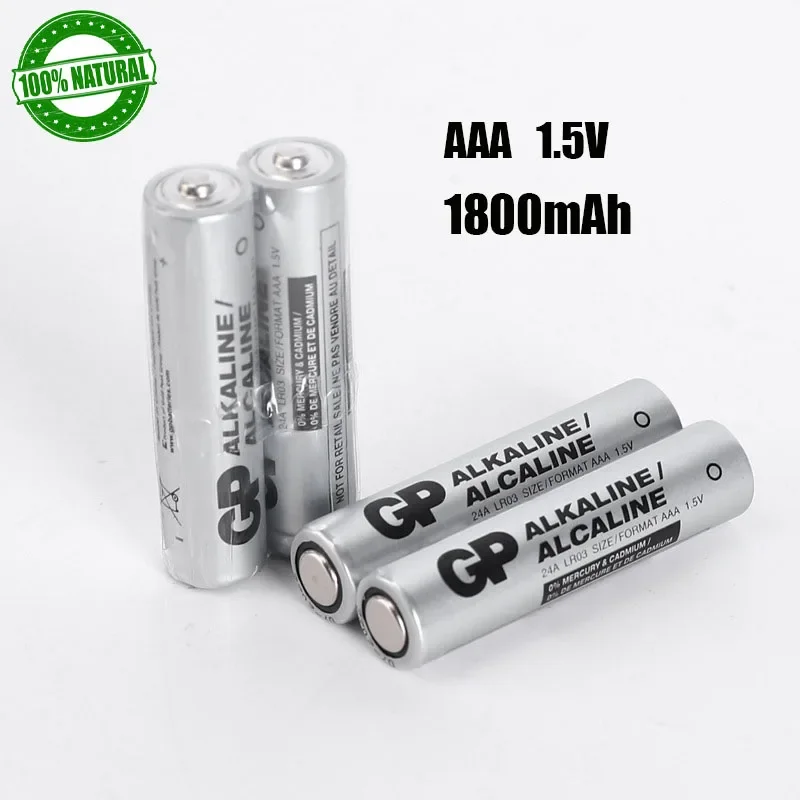 10PCS GP Speedmaster LR03 AAA 1800mAh 1.5V Alkaline Dry Battery,  Pieces with  Certification for Toys and Remote Control