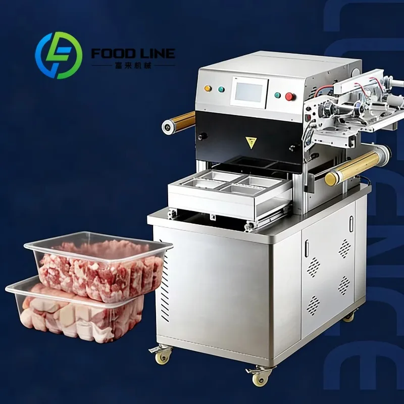 Automatic Modified Atmosphere Packaging Machine for Fresh Meat Nitrogen Filling High Energy Saving