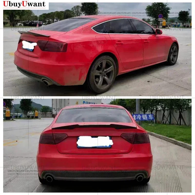 Car Spoiler For Audi A5 B8 B8.5 8TA 8T3 Sportback/Coupe M4 Style Rear Spoiler Trunk wing 2007-2017