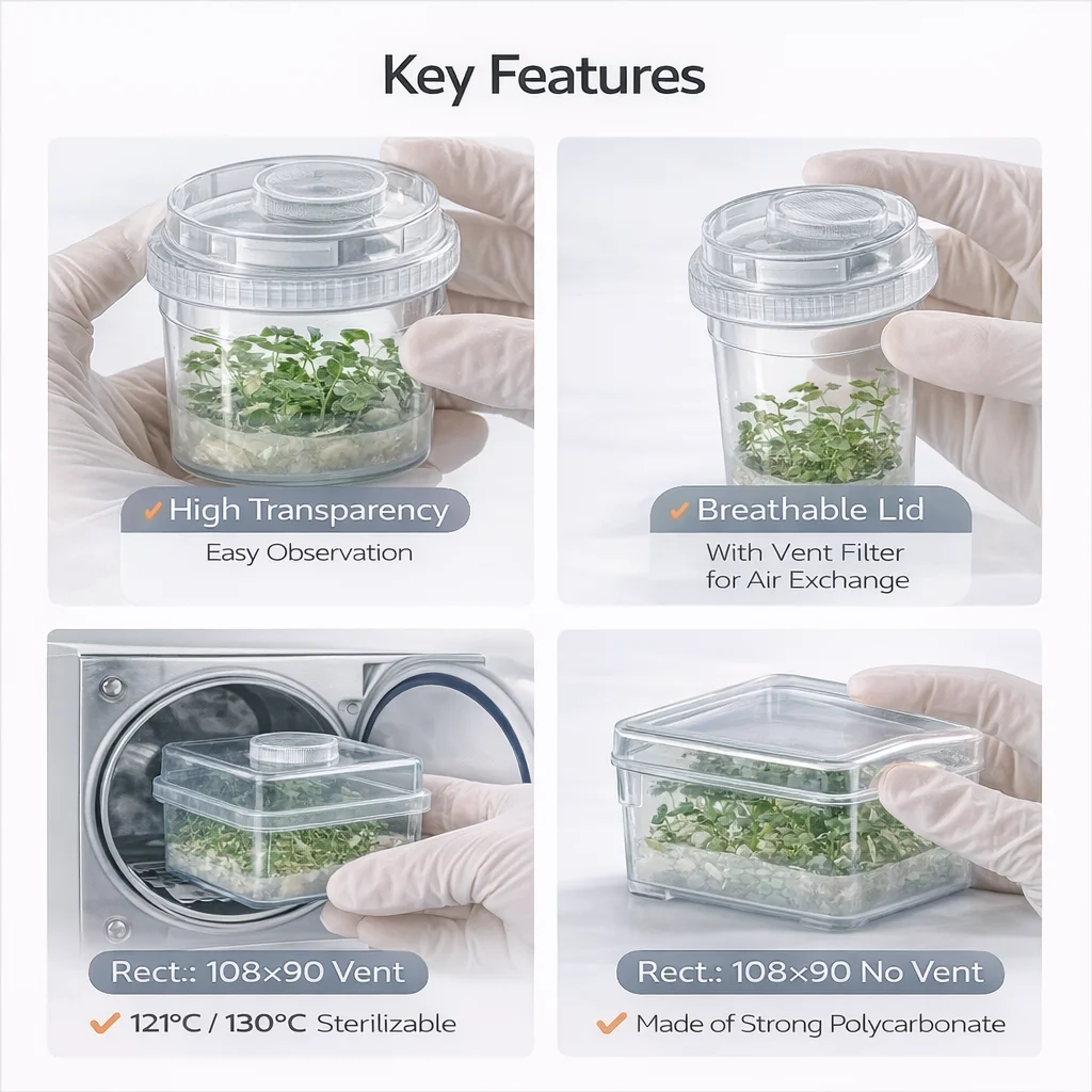 Pojemnik do hodowli tkanki roś – Agar Tissue Culture recenzja i cena