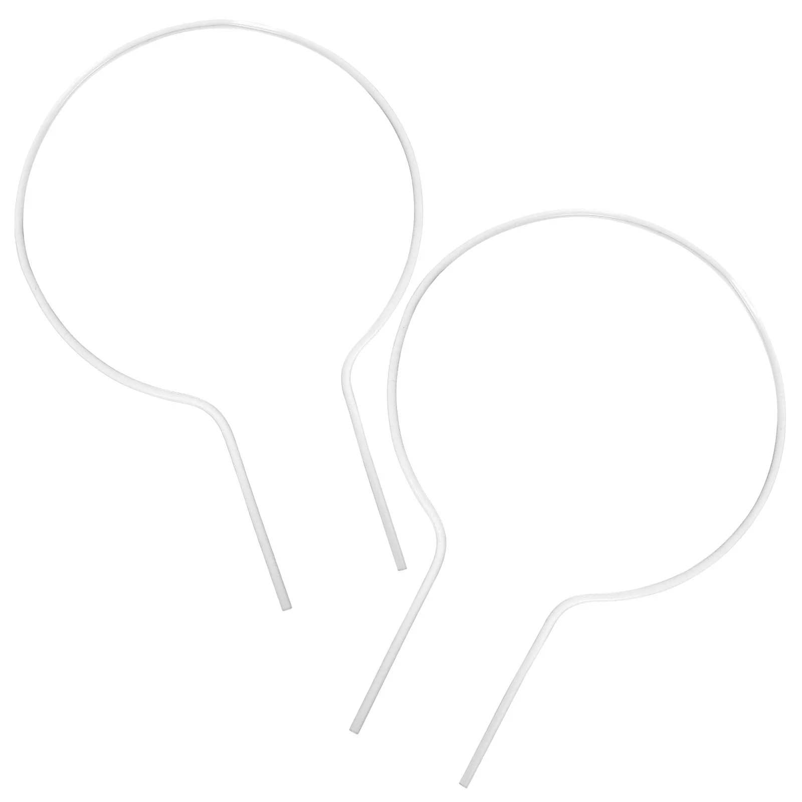 

2Pcs Plant Trellis U-Shaped ABS Stable Transparent Frame for Indoor Outdoor Climbing Support of Potted Plants Flowers Vines