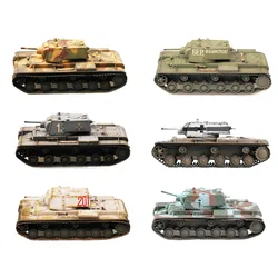 1/72 Scale The Soviet Union KV1 Tank Model 36275 / 36278/36279/36280 Military Combat Crawler Tank Vehicle Model