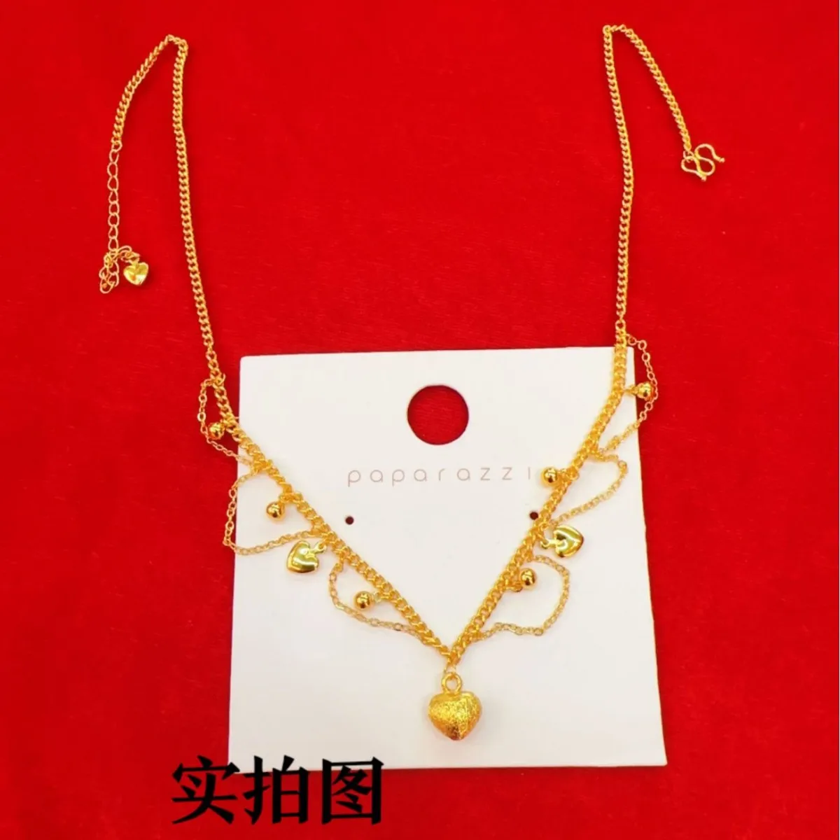 24K AU999 Pure Gold Necklace - Elegant Lace Fengshui Drop Hollow Pendant with Silk Tassel Chain