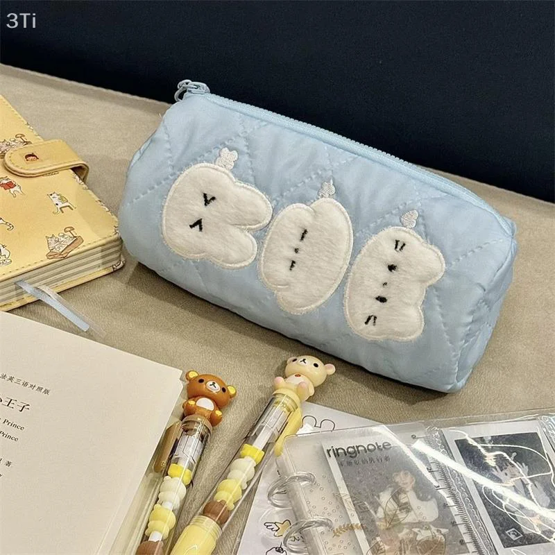 Милый животный, щенок, котенок, кролик, рука, большой вместительный пенал, портативная сумка для хранения мелочей, чехол для канцелярских принадлежностей для девочек, сумка для ручек, подарки