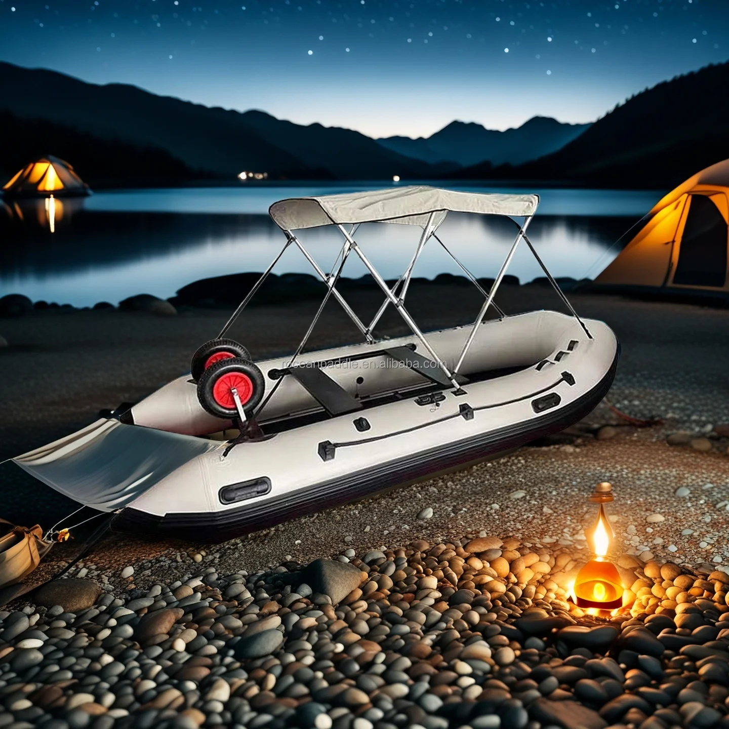 

CE Certificate 320cm Plywood Floor Inflatable Pontoon Fishing Boat For Sale