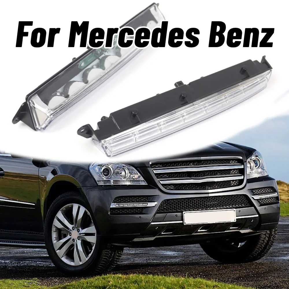 

1pc Daytime Running Lamp For Mercedes Benz Gl63 Amg X166 2012-2016 Ml63 Amg W166 2011-2015 1649060351 1649060451 A1649060351