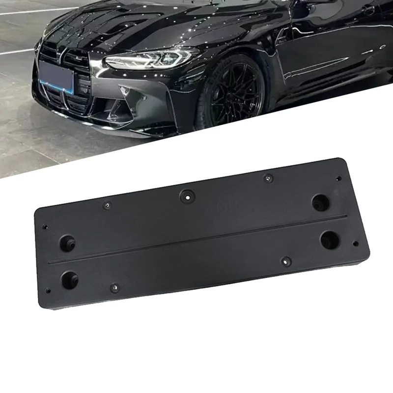 

Car Front Bar License Plate Holder 51118069434 For BMW 3 4 Series G80 G81 M3 G82 G83 M4 2020-2022 51 11 8 069 434