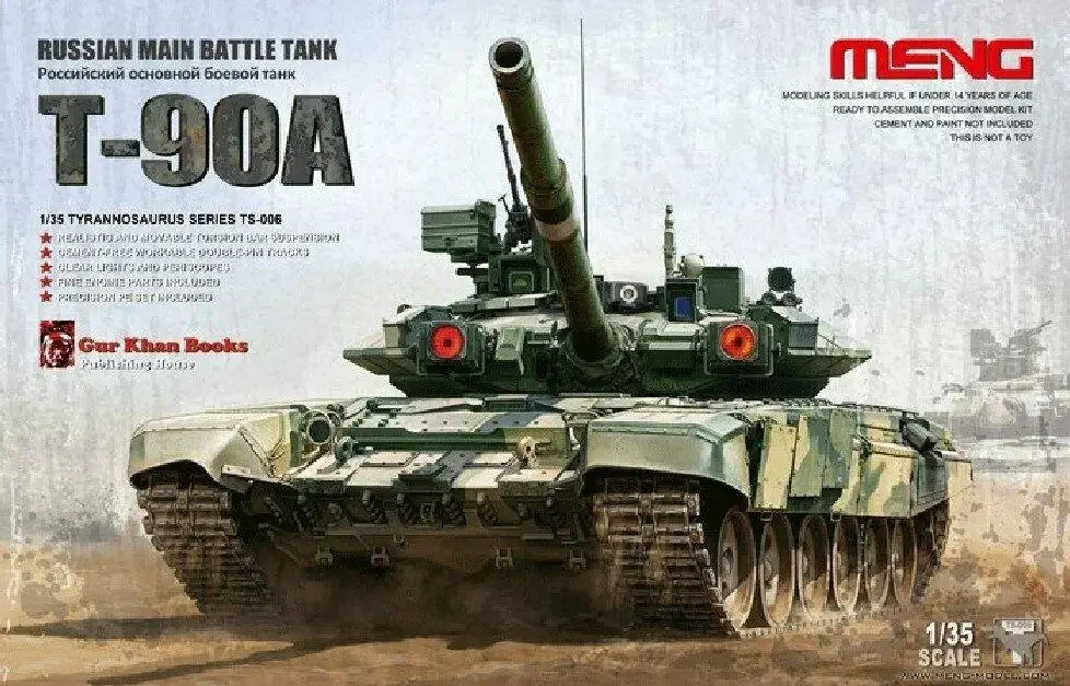 Meng TS-006 Model 1/35 Russian Main Battle Tank T-90A Brand new & Free shipping