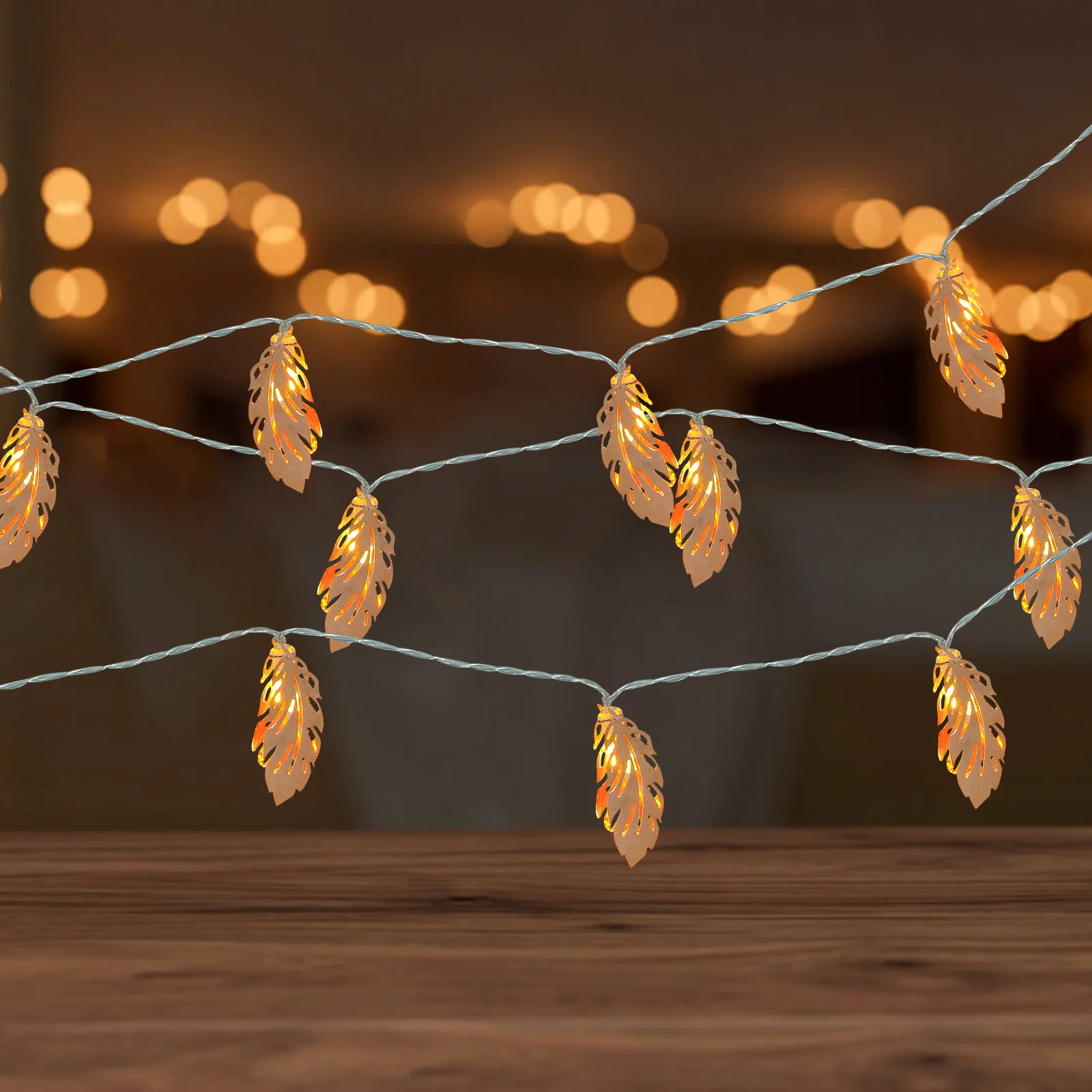 

10 Leds 1.5m Star Shape Light String USB Nordic Rose Gold Decorative Lamp for Bedroom Party Light String