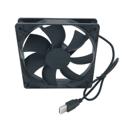 120mmx120mmx25mm 80mmx80mmx25mm 12Volt Fluid Bearing USB Exhaust Cooling Fan
