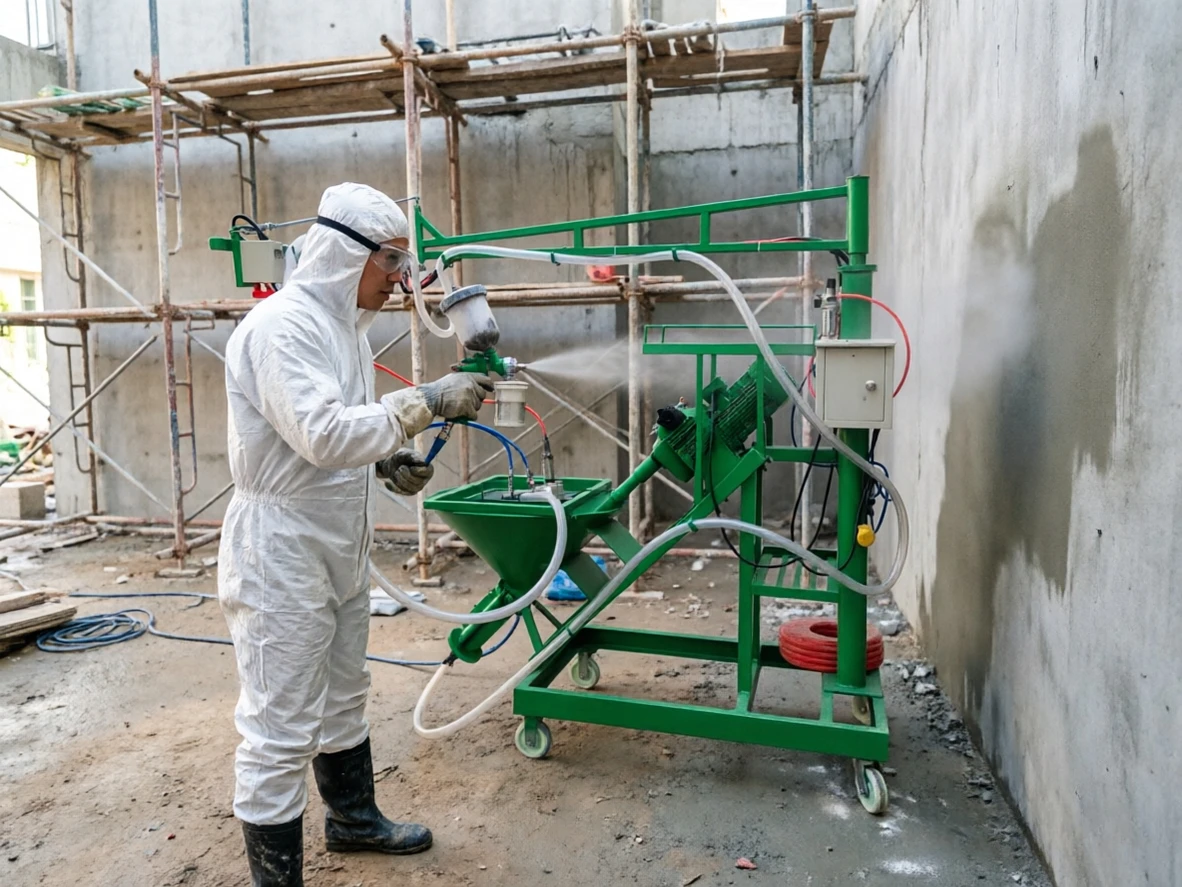 Factory Direct Portable GRC Fiberglass Sprayer Complete Spare Parts Support Worldwide Sea Shipping Construction Machinery