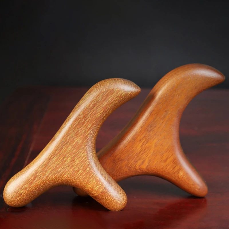 1 PCS Hals Fuß Sandelholz Trigger Punkt Massage Gua Sha Werkzeuge Home Gym Professionelle Therapie Massage Werkzeug Für Zurück Bein Hand gesicht
