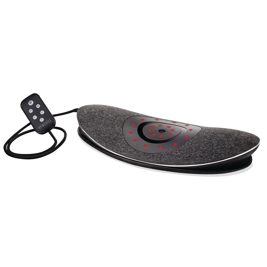 

Lumbar Lift Back Stretcher with Vibration Massage and Soothing Heat, Air Lift Technology, Adjustable Intensity, 2 Auto Programs,