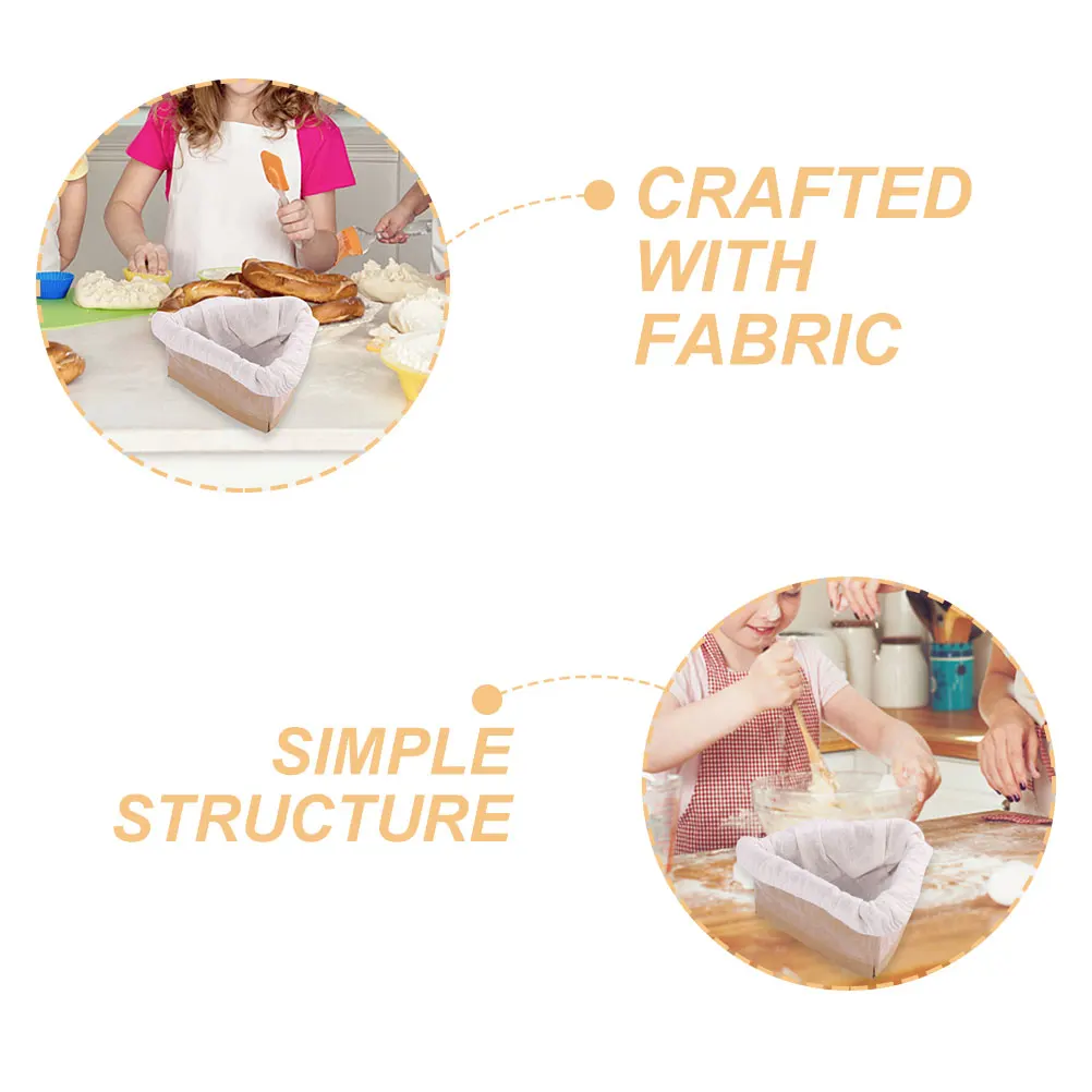 

Fermentation Basket Cloth Cover Baking Tool Dough Bread Round Liner Pastry Making Sourdough Bowl Covers Bread Basket Fabric