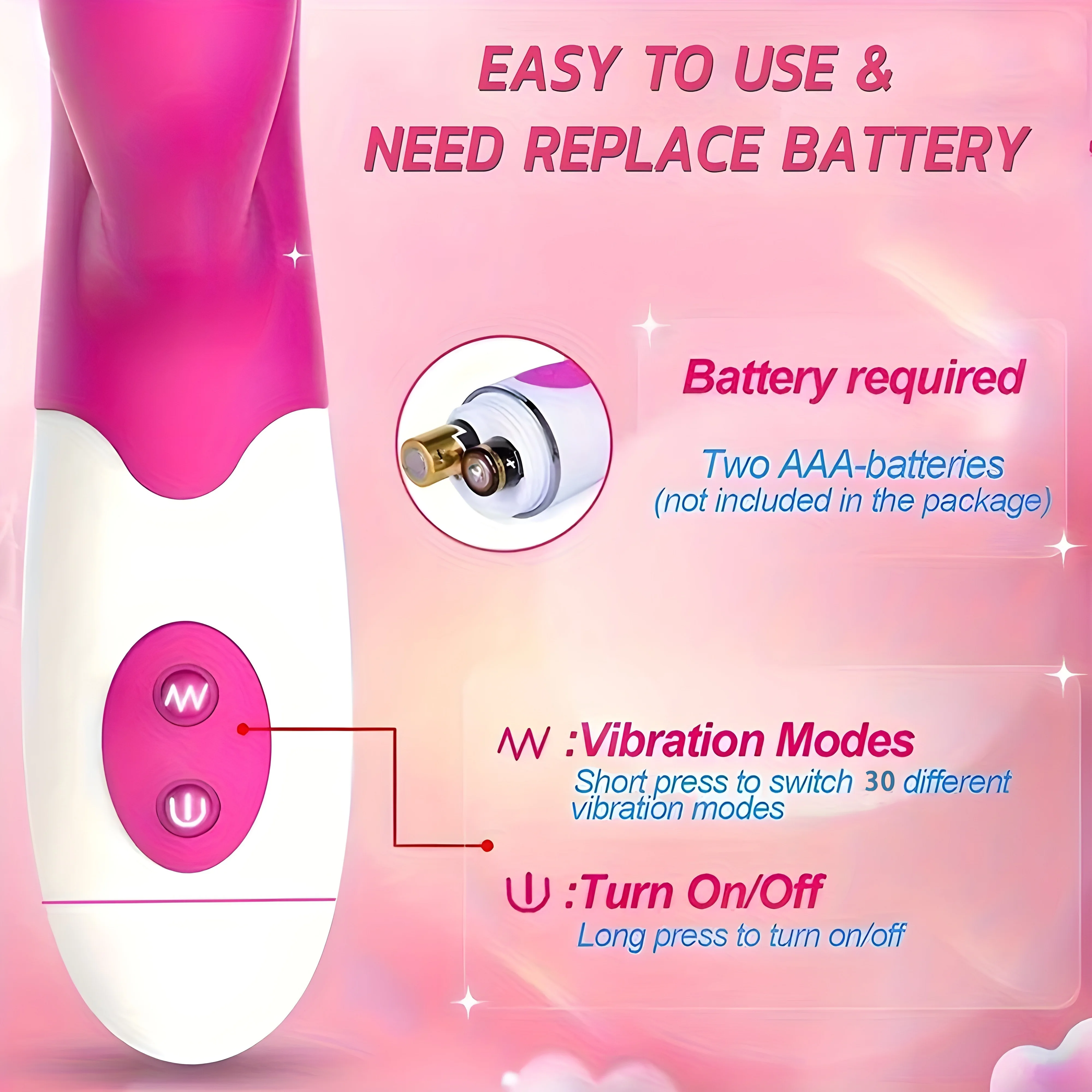 Silicone G Spot Dildo Rabbit Vibrator Dual Vibration 30 Speeds Female Vagina Clitoris Massager Adult Sex Toys For Women