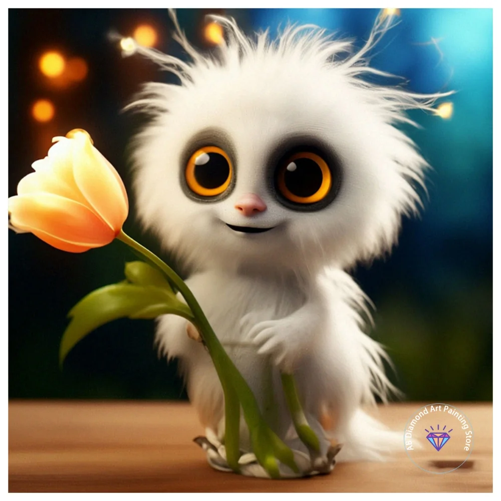 

New Cartoon Animal AB Diamond Painting Kit Square Round Diamond 5D DIY Cross Embroidery Handmade Art Exquisite Gift Home Decor