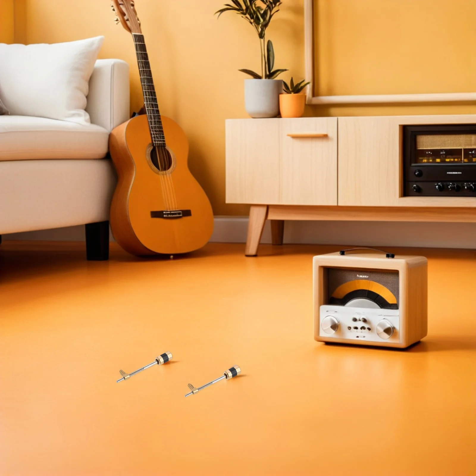 

2pcs Violin Bow Frog Screw 4/4 3/4 Metal Replacement Tool Durable String Instrument Repair Part Accessories For Violinists