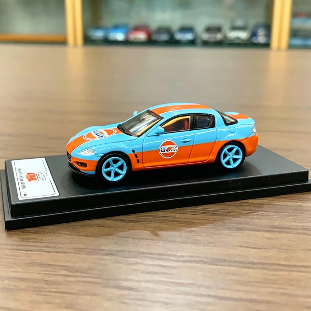 1/64 Scale Die-casting Alloy Model Car For Mazda RX-8 Type RS 2008 Sports Car Model Exquisite Racing Model Collectibles